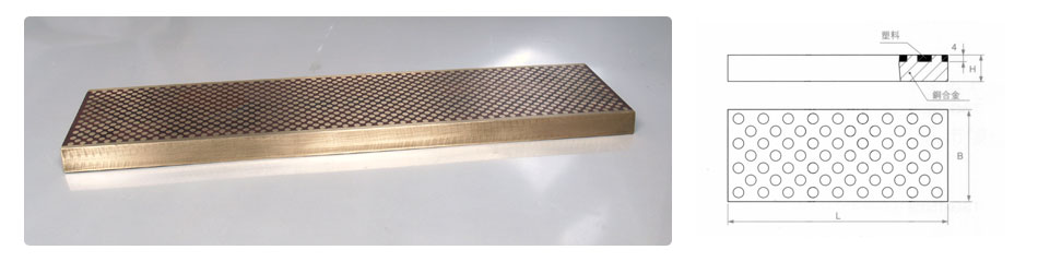 Nail-plate composite slideway